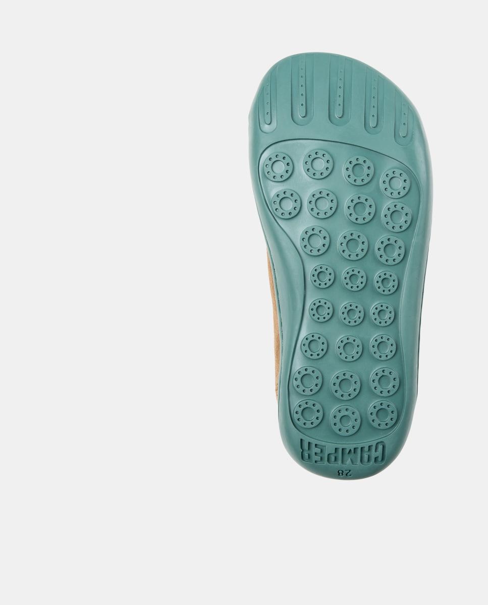 Zapatillas de piel de niño peu cami twins - Camper - Marrón Marrón-4