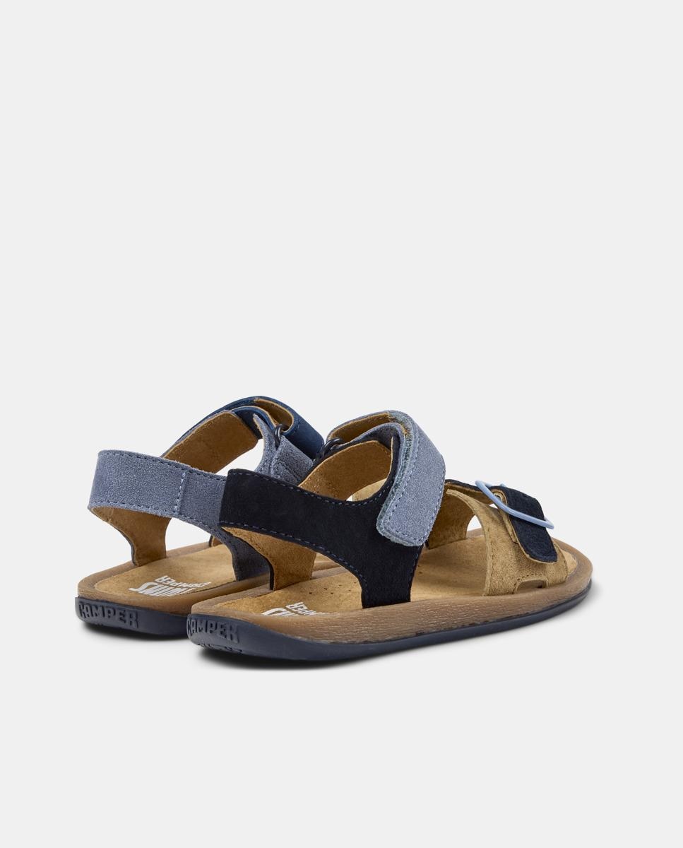 Sandalias cerradas de niño de piel bicho kids twins - Camper - Multicolor Multicolor-3