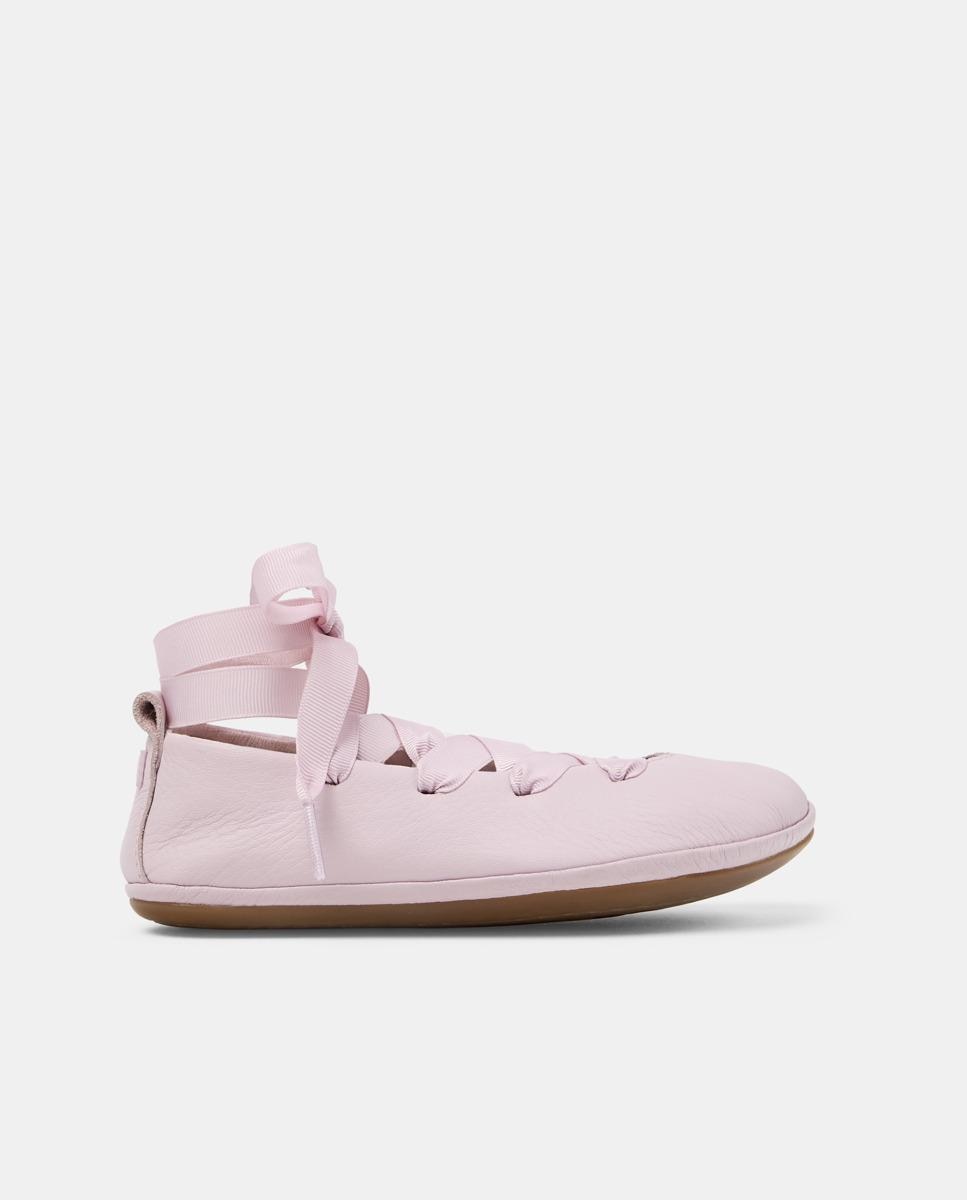 Bailarinas de niña de piel right kids - Camper - Rosa claro Rosa claro-1