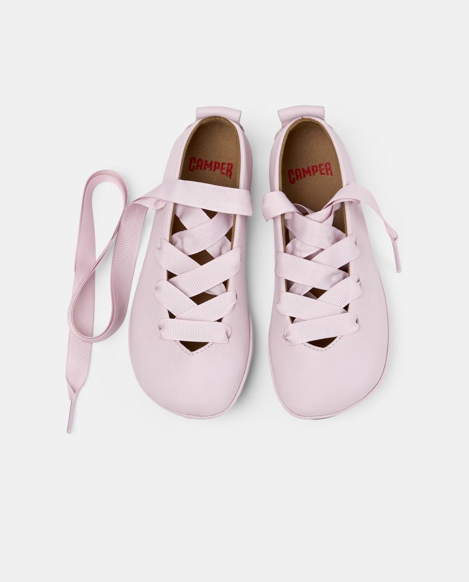Bailarinas de niña de piel right kids - Camper - Rosa claro Rosa claro-2