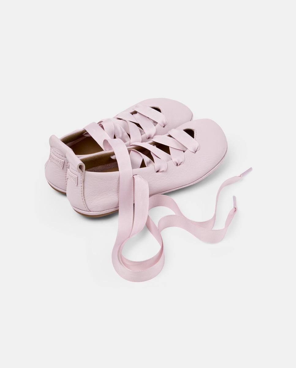 Bailarinas de niña de piel right kids - Camper - Rosa claro Rosa claro-3