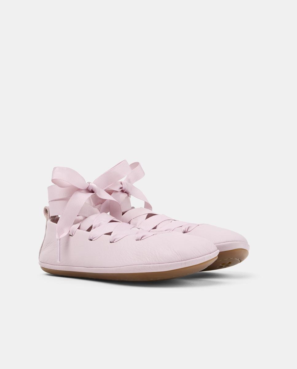 Bailarinas de niña de piel right kids - Camper - Rosa claro Rosa claro-5