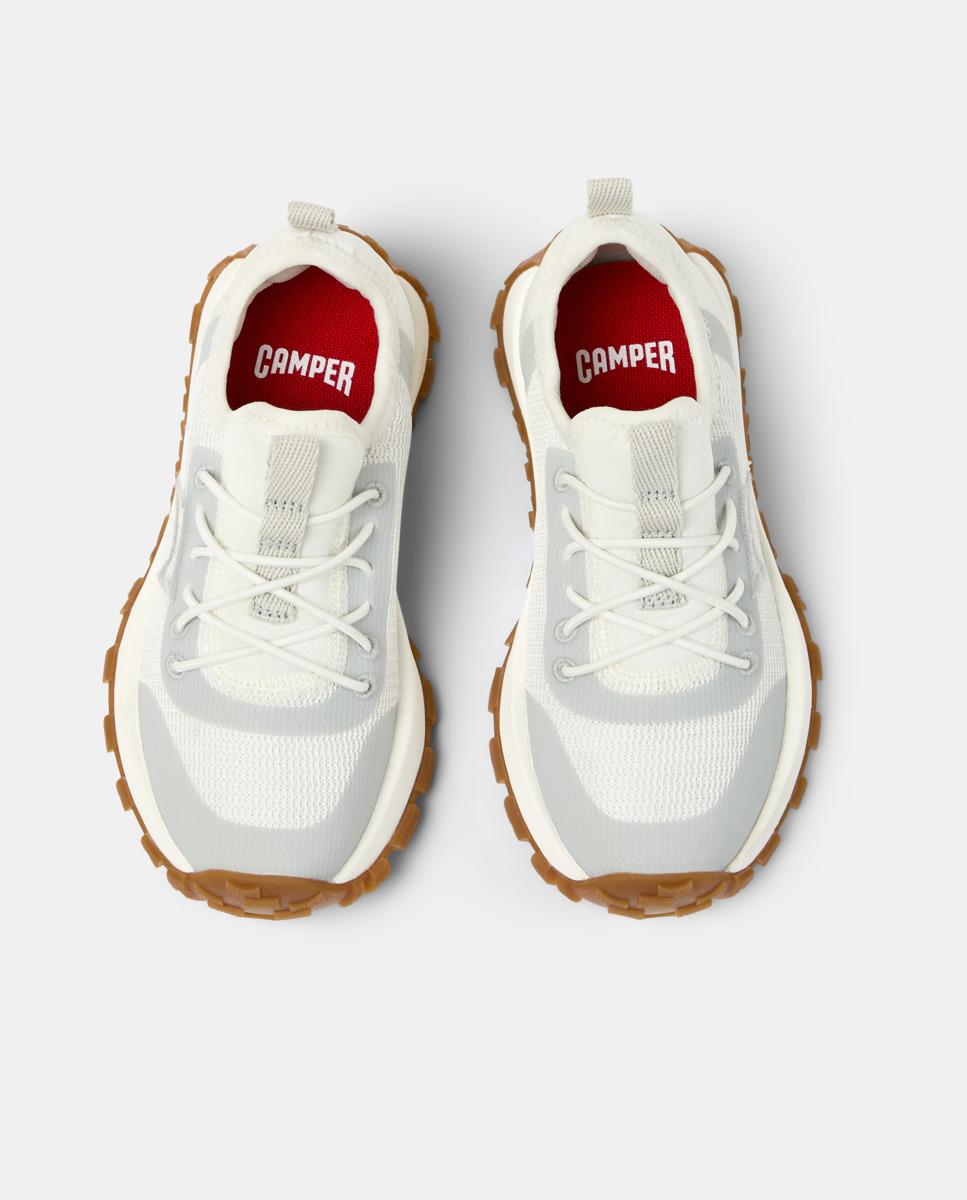 Zapatillas deportivas de niño drift trail kids de cordones - Camper - Blanco Blanco-2