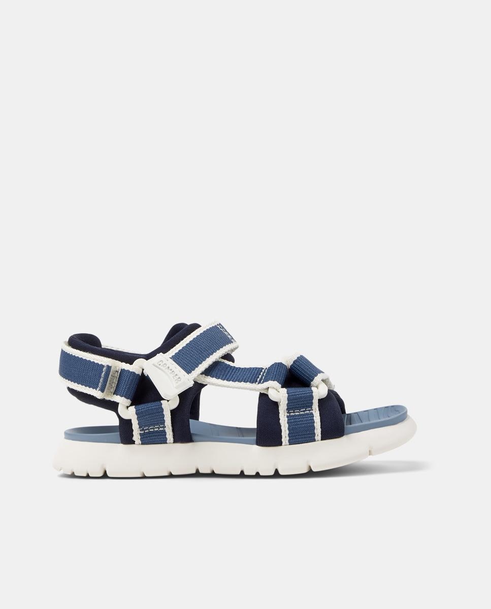 Sandalias abiertas de niño oruga cierre adherente - Camper - Azul / Blanco Azul / Blanco-1
