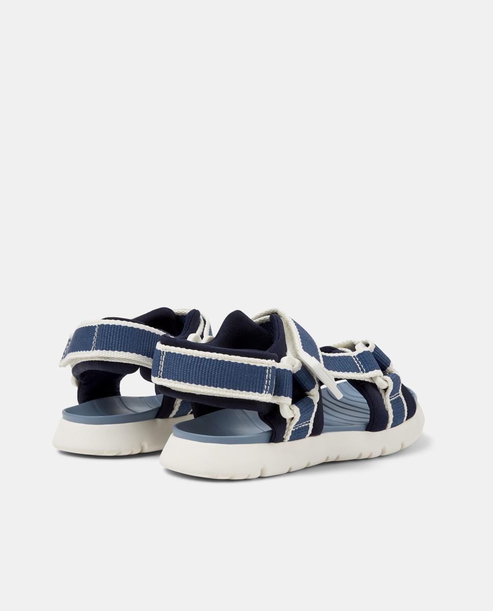 Sandalias abiertas de niño oruga cierre adherente - Camper - Azul / Blanco Azul / Blanco-3