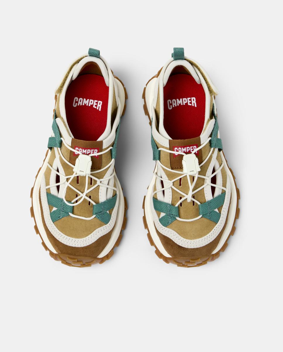 Zapatillas deportivas de niños drift trail con cordones - Camper - Marrón Marrón-2