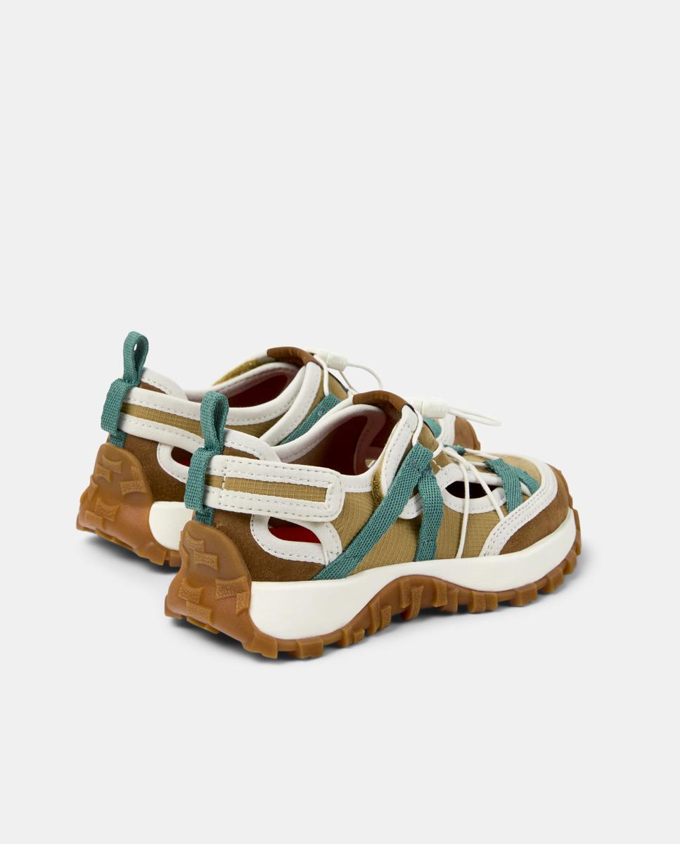 Zapatillas deportivas de niños drift trail con cordones - Camper - Marrón Marrón-3