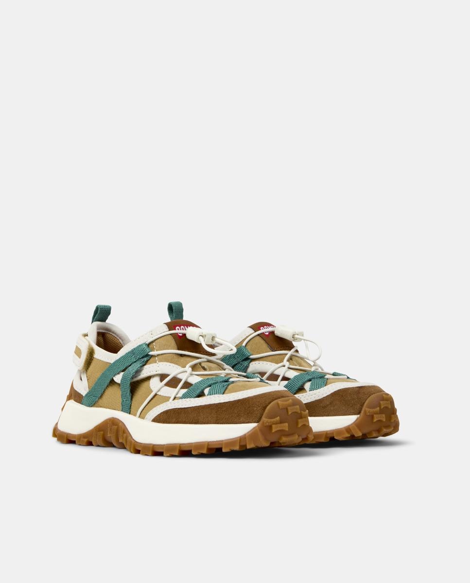 Zapatillas deportivas de niños drift trail con cordones - Camper - Marrón Marrón-5