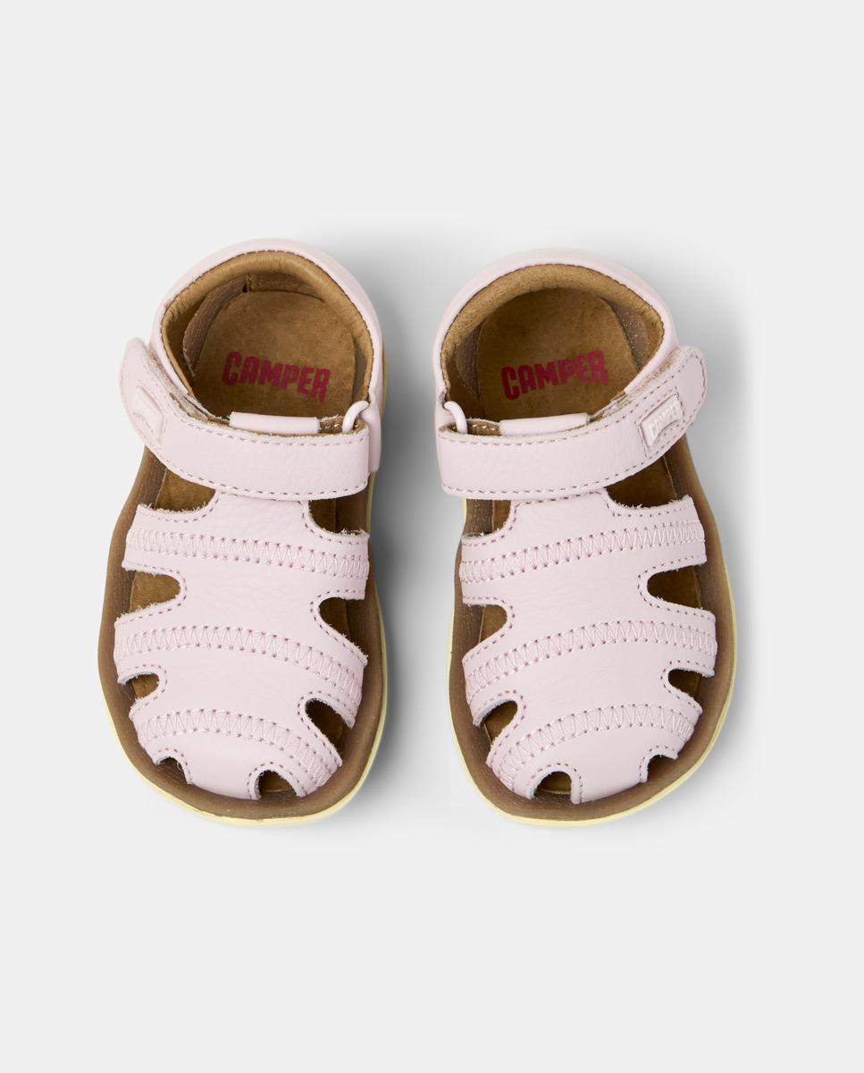 Imagen 2 de Sandalias cerradas de niños bicho de piel - Camper - Rosa Rosa