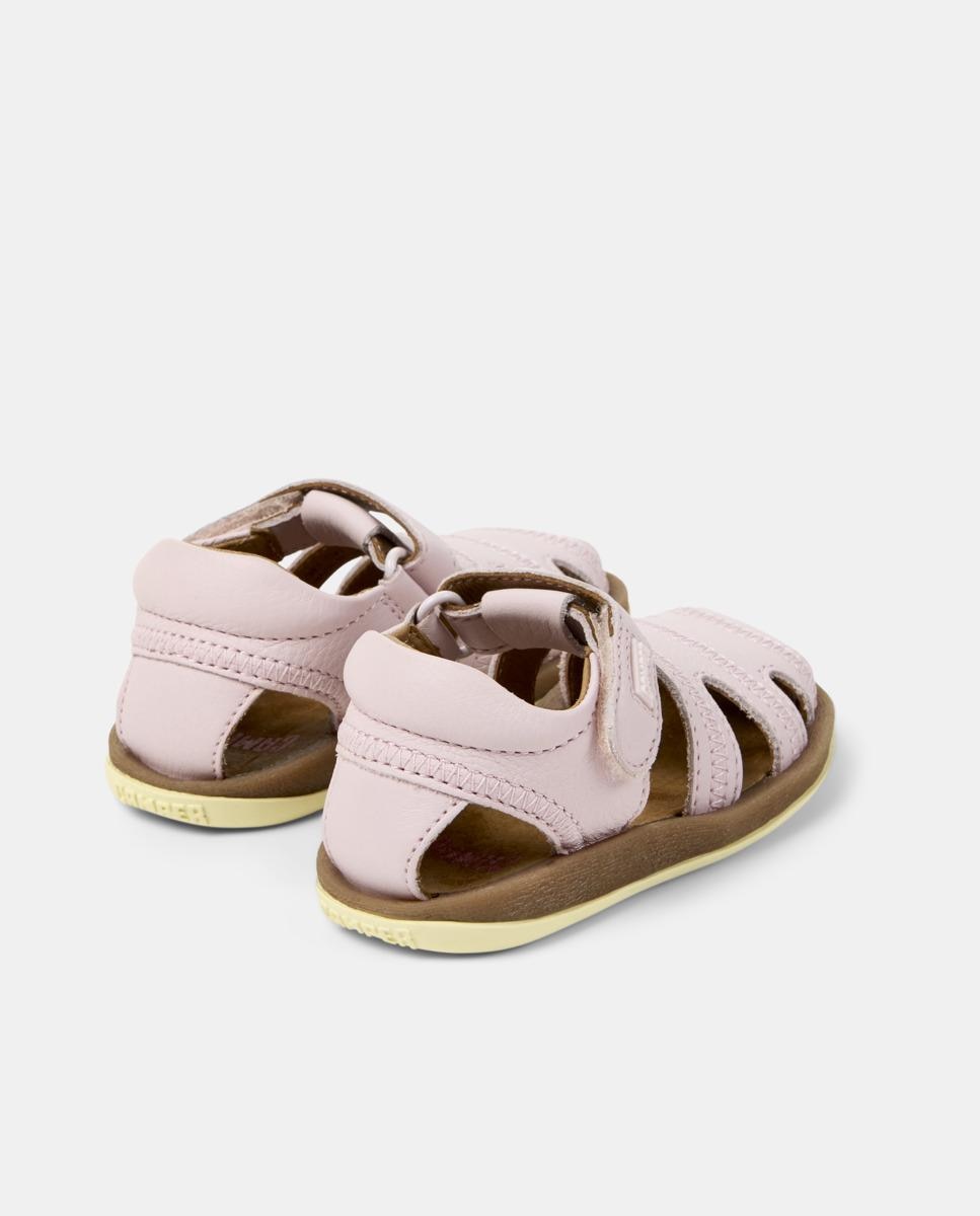 Imagen 3 de Sandalias cerradas de niños bicho de piel - Camper - Rosa Rosa