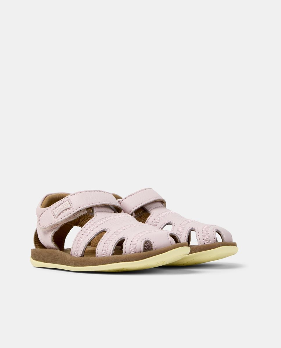 Imagen 5 de Sandalias cerradas de niños bicho de piel - Camper - Rosa Rosa