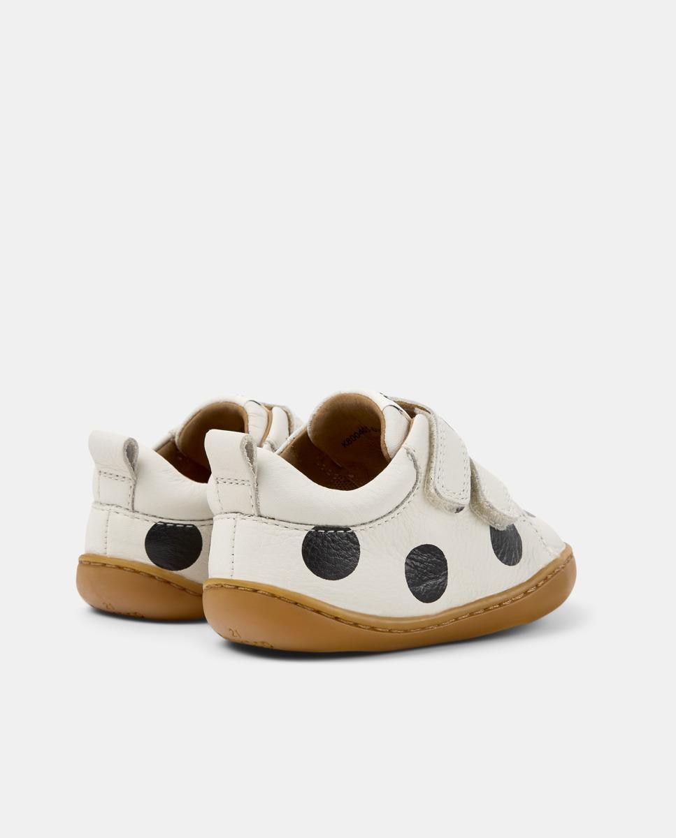 Zapatillas deportivas de niños de piel peu cami - Camper - Blanco / Negro Blanco / Negro-3
