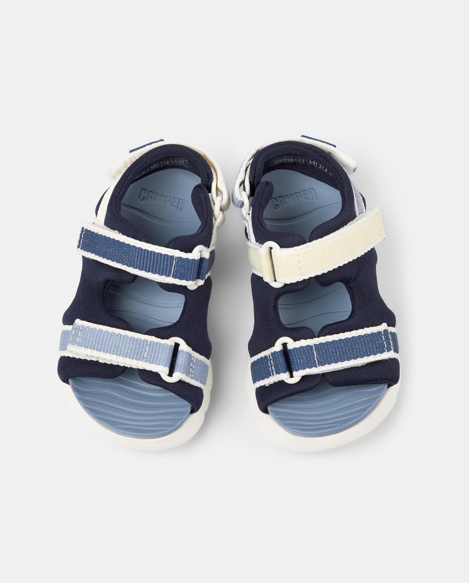 Sandalias abiertas unisex oruga twins cierre adherente - Camper - Azul Azul-2