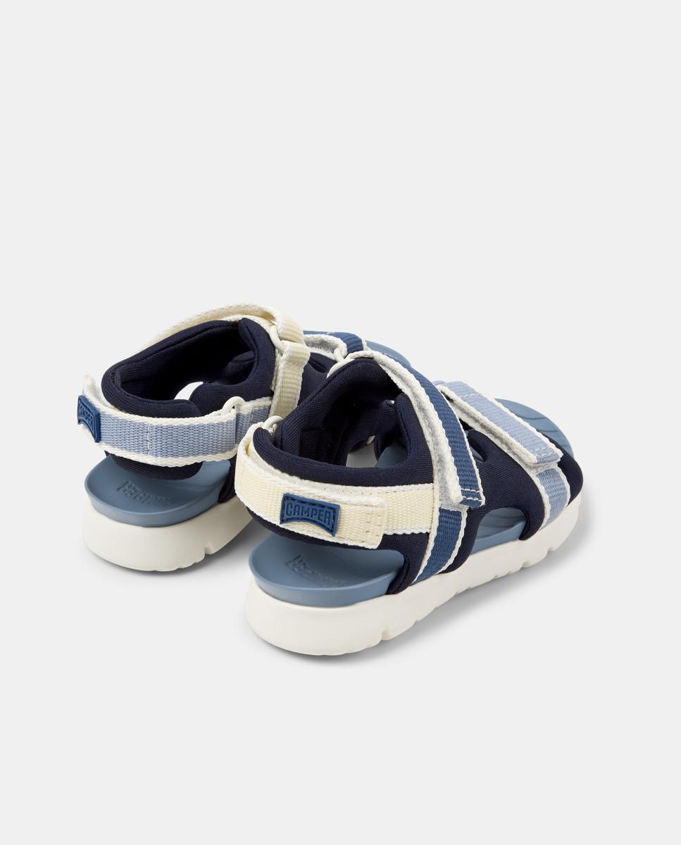 Sandalias abiertas unisex oruga twins cierre adherente - Camper - Azul Azul-3