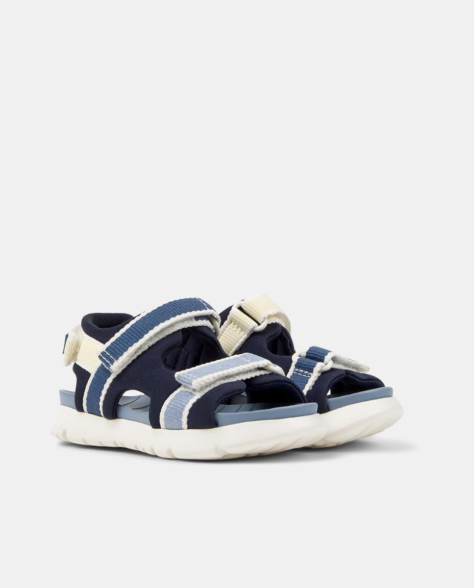 Sandalias abiertas unisex oruga twins cierre adherente - Camper - Azul Azul-5