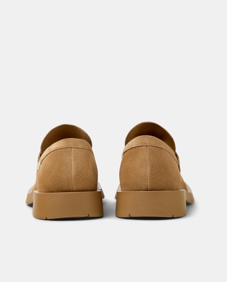Mocasines planos unisex de piel 1978 - camperlab - Marrón Marrón-2