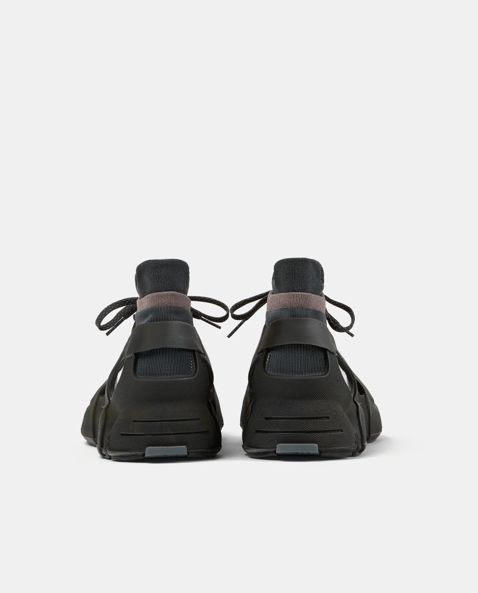 Zapatillas deportivas unisex de cordones tossu - camperlab - Negro / Gris Negro / Gris-2