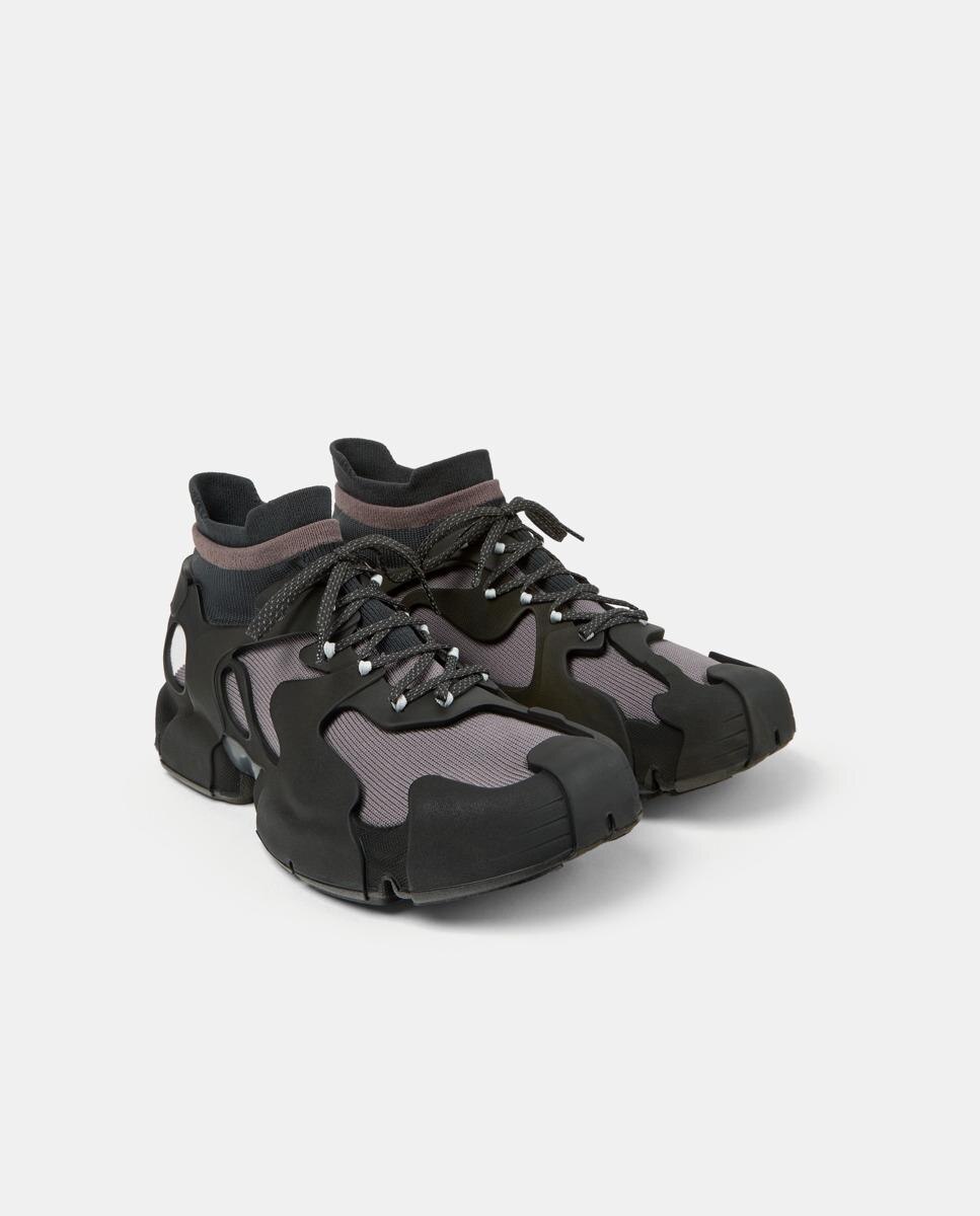 Zapatillas deportivas unisex de cordones tossu - camperlab - Negro / Gris Negro / Gris-4