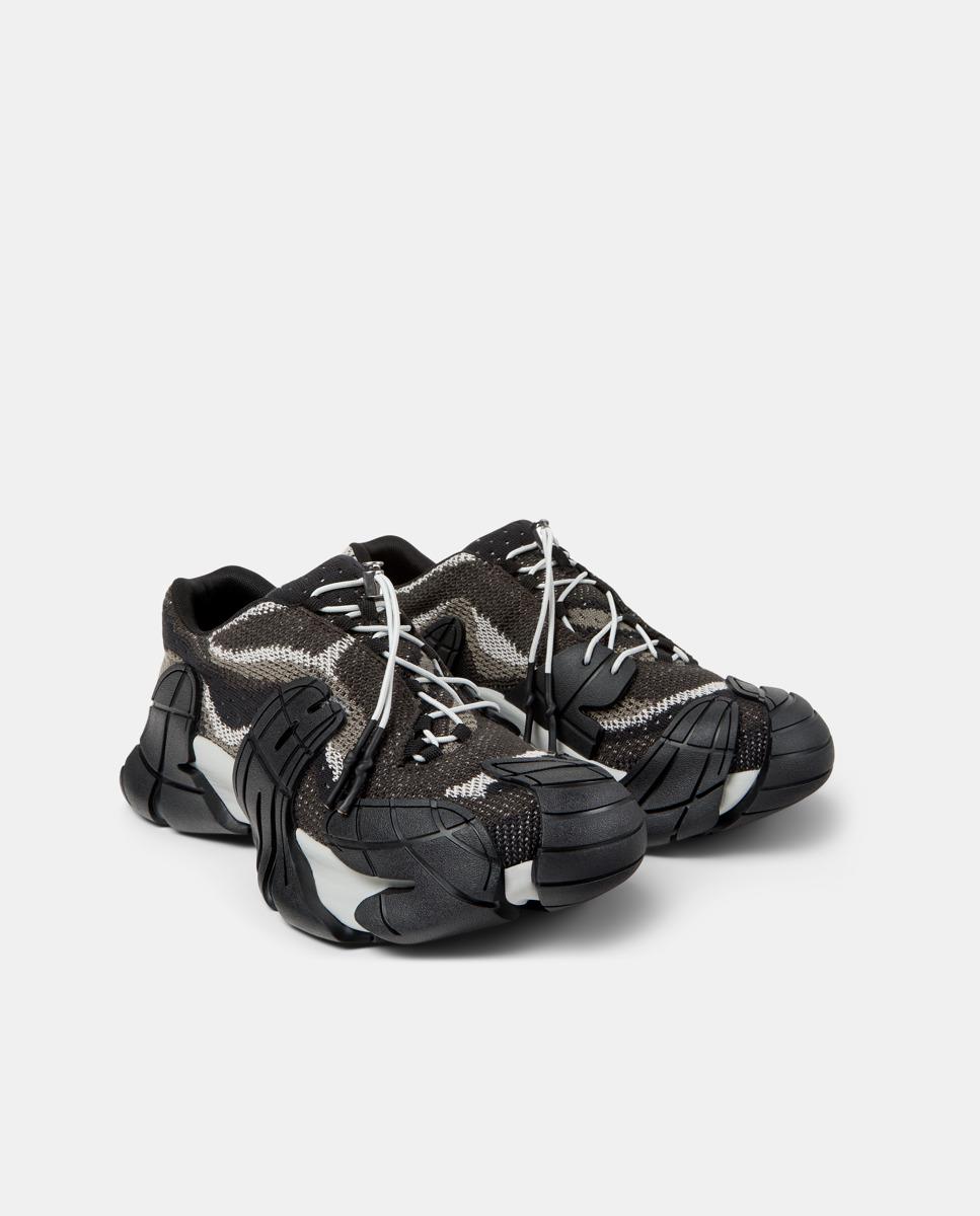 Zapatillas deportivas unisex de cordones tormenta - camperlab - Negro / Gris Negro / Gris-4