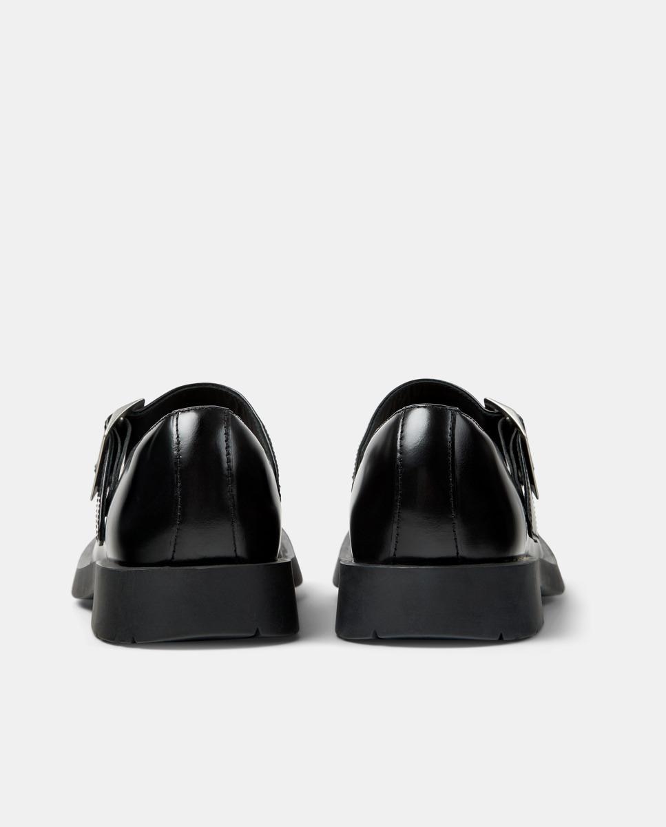 Merceditas planas unisex de piel 1978 - camperlab - Negro Negro-2