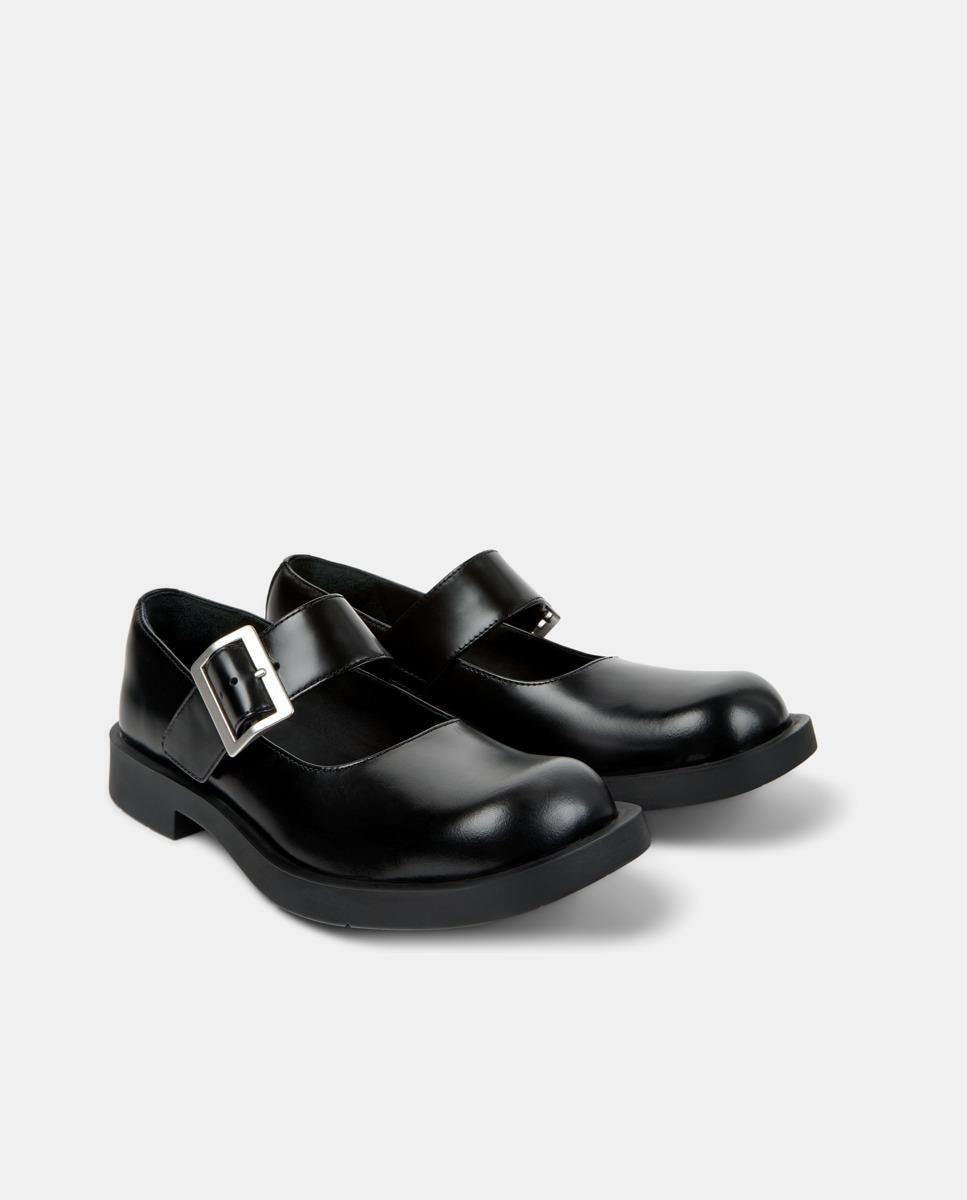 Merceditas planas unisex de piel 1978 - camperlab - Negro Negro-4