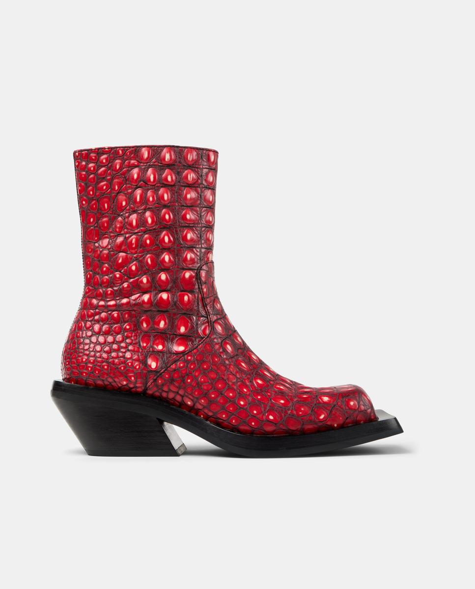 Botas unisex quetal de piel - camperlab - Rojo Rojo-1