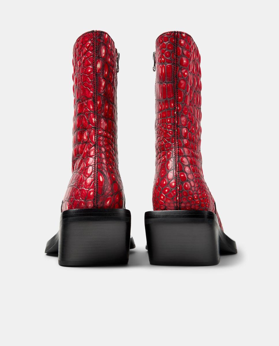 Botas unisex quetal de piel - camperlab - Rojo Rojo-2