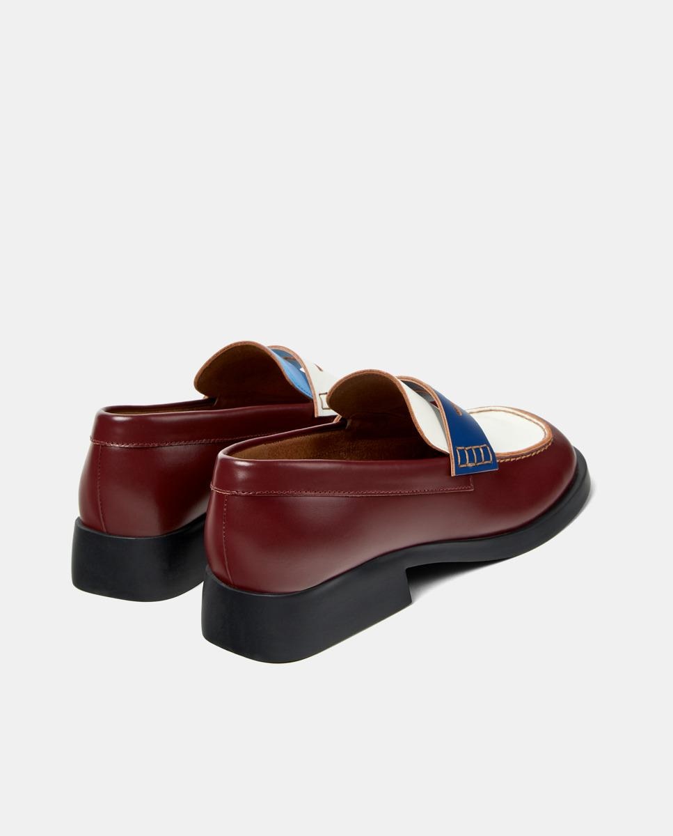 Mocasines con tacón de mujer de piel donna twins - Camper - Multicolor Multicolor-2