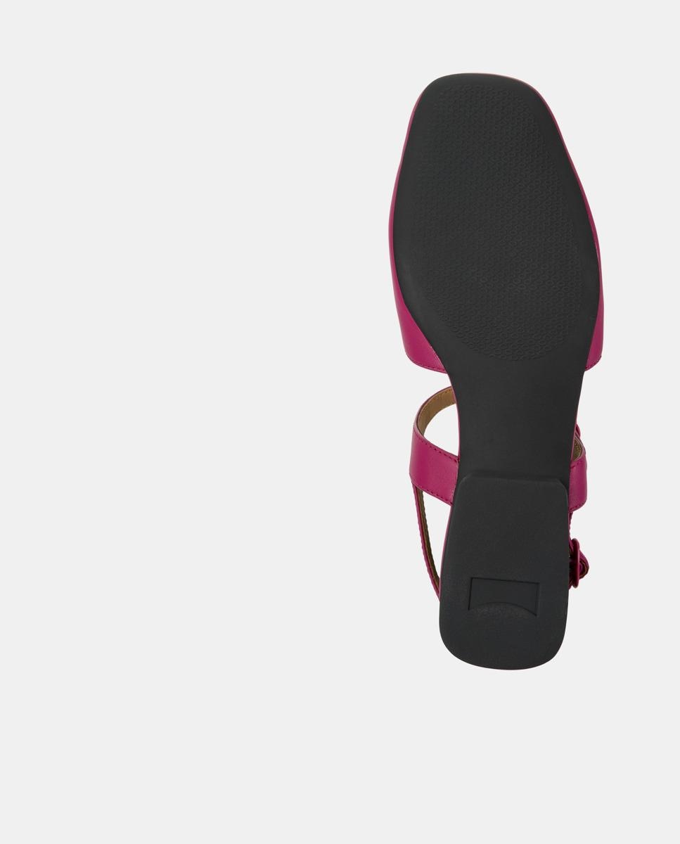Sandalias planas de mujer casi myra con hebillas - Camper - Burdeos Burdeos-2