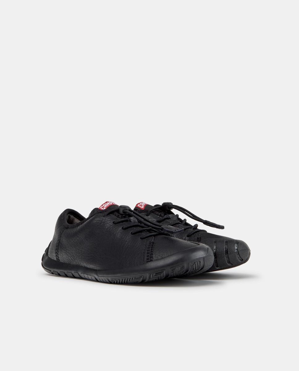 Imagen 2 de Zapatillas de piel de niños peu path - Camper - Negro Negro