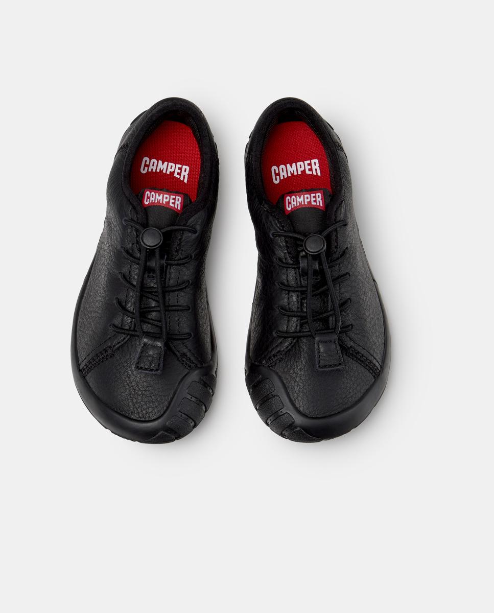 Imagen 3 de Zapatillas de piel de niños peu path - Camper - Negro Negro