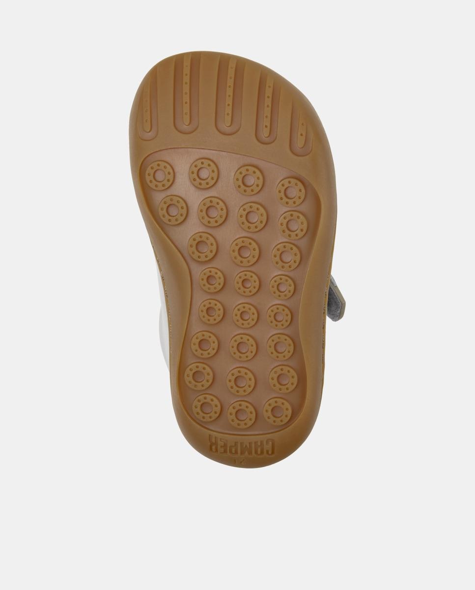 Zapatillas de piel de bebé niño peu cami - Camper - Plata Plata-5