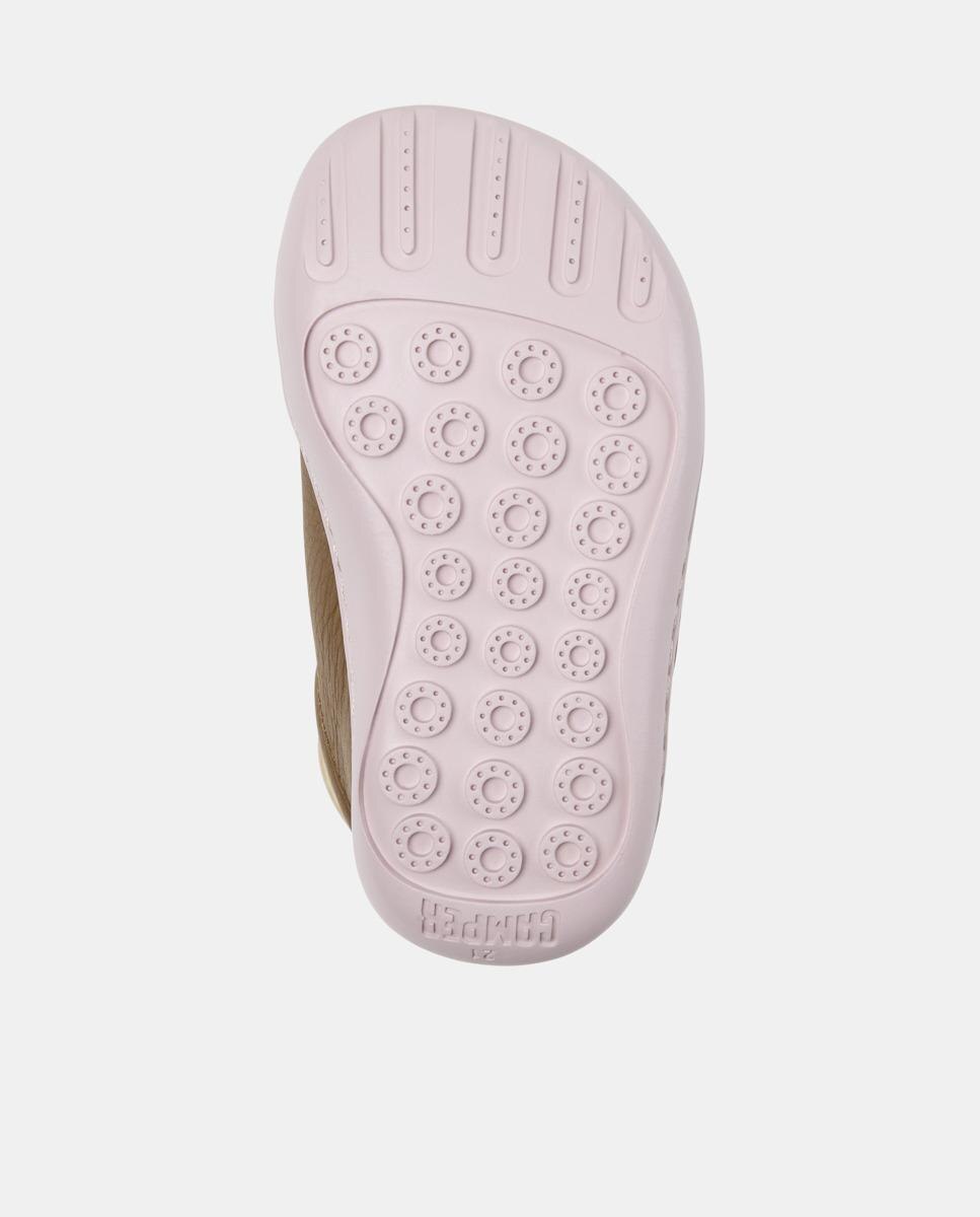 Zapatillas de piel de bebé niño peu path - Camper - Marrón Marrón-5