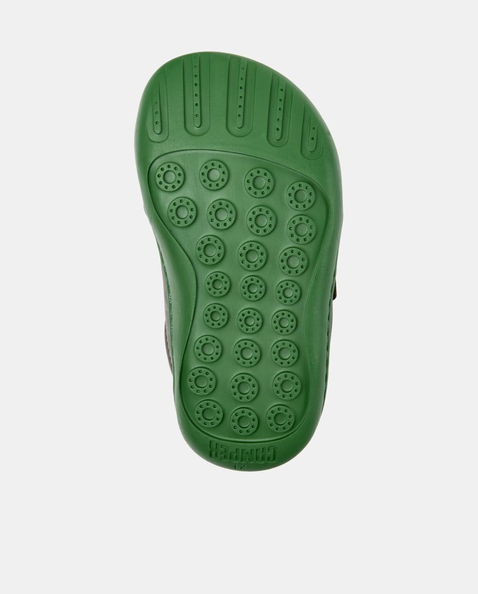 Zapatillas de piel de bebé niño peu path - Camper - Marrón oscuro Marrón oscuro-5