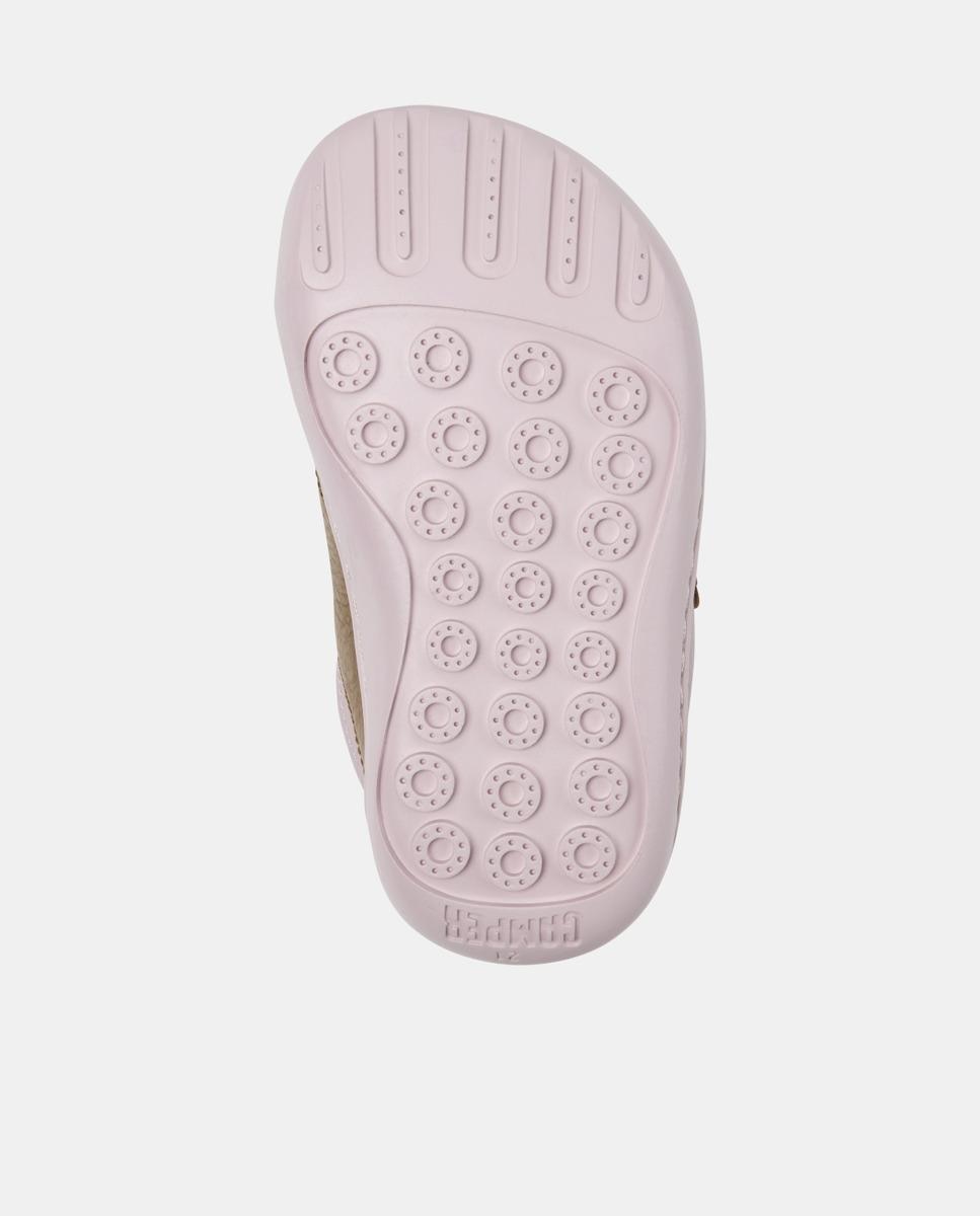 Zapatillas de piel de bebé niña peu cami - Camper - Rosa Rosa-5