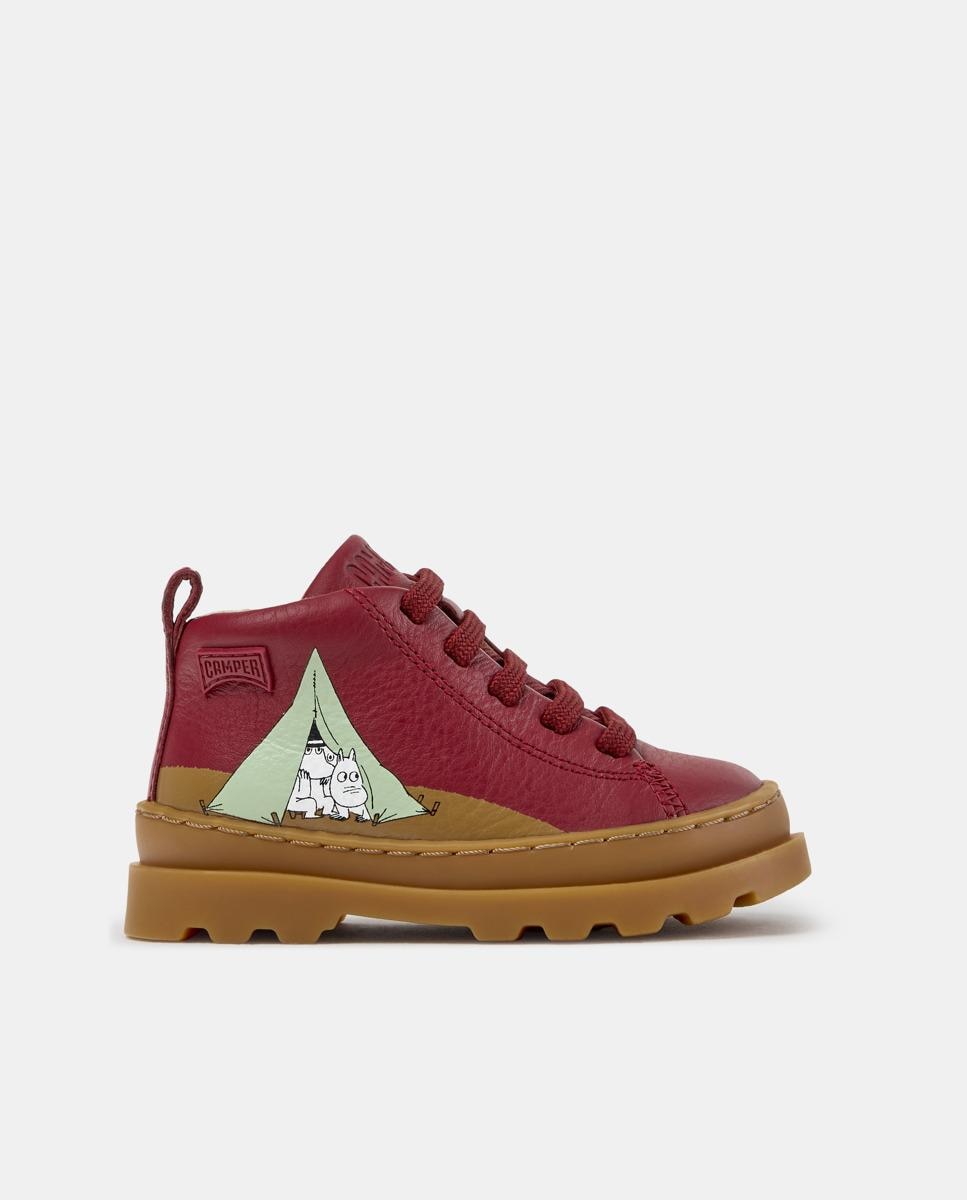 Botas de bebés brutus de piel - Camper - Burdeos Burdeos-1