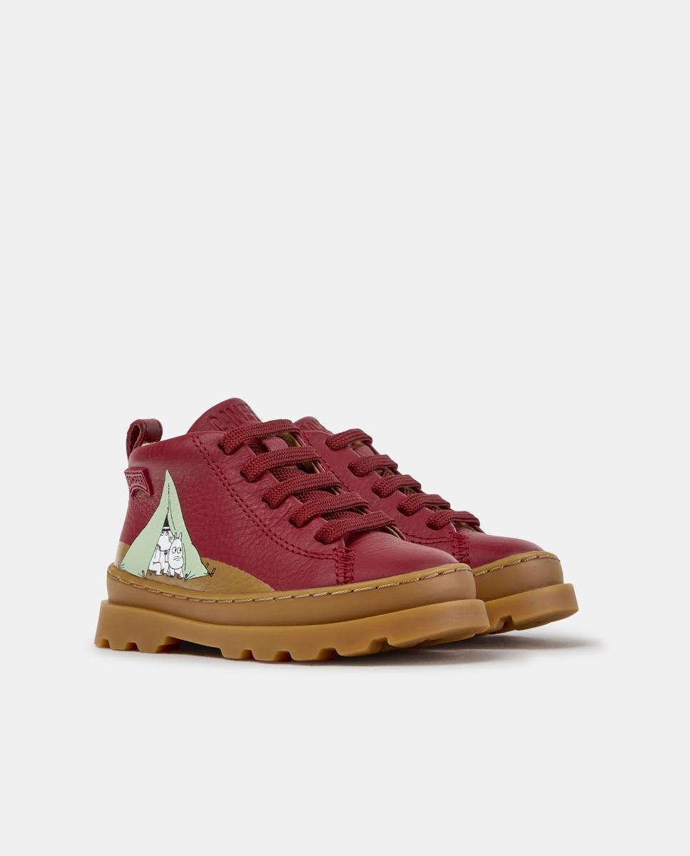 Botas de bebés brutus de piel - Camper - Burdeos Burdeos-2