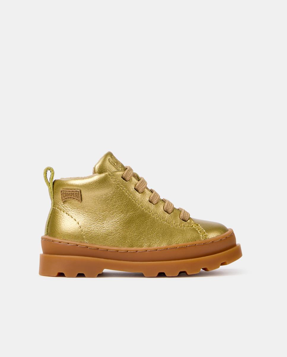 Botas de bebés brutus de piel - Camper - Dorado Dorado-1
