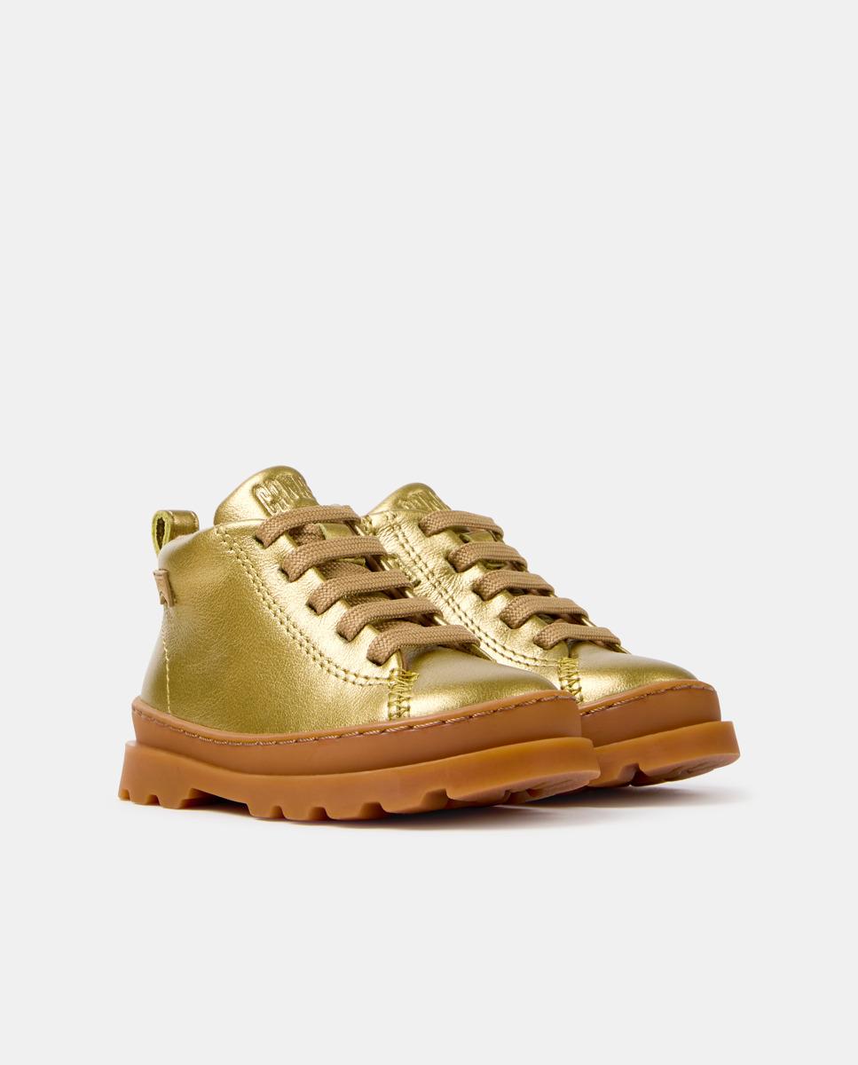 Botas de bebés brutus de piel - Camper - Dorado Dorado-2