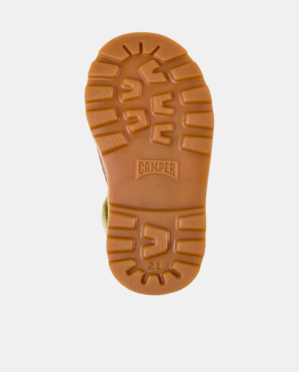 Botas de bebés brutus de piel - Camper - Dorado Dorado-5