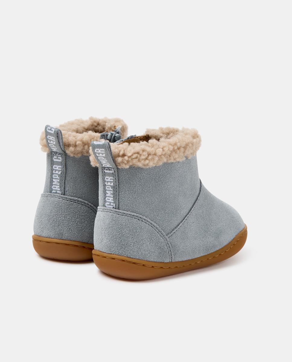 Imagen 4 de Botines de bebé niña peu cami de piel - Camper - Azul Azul