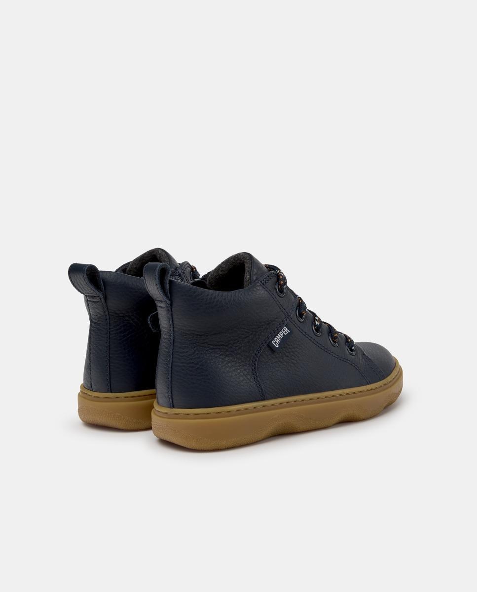 Zapatillas de piel de niño kiddo - Camper - Azul Azul-4