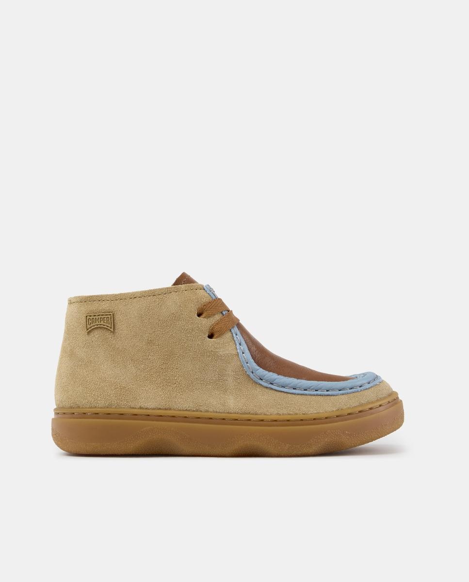 Botines de niña kiddo de piel - Camper - Marrón claro Marrón claro-1