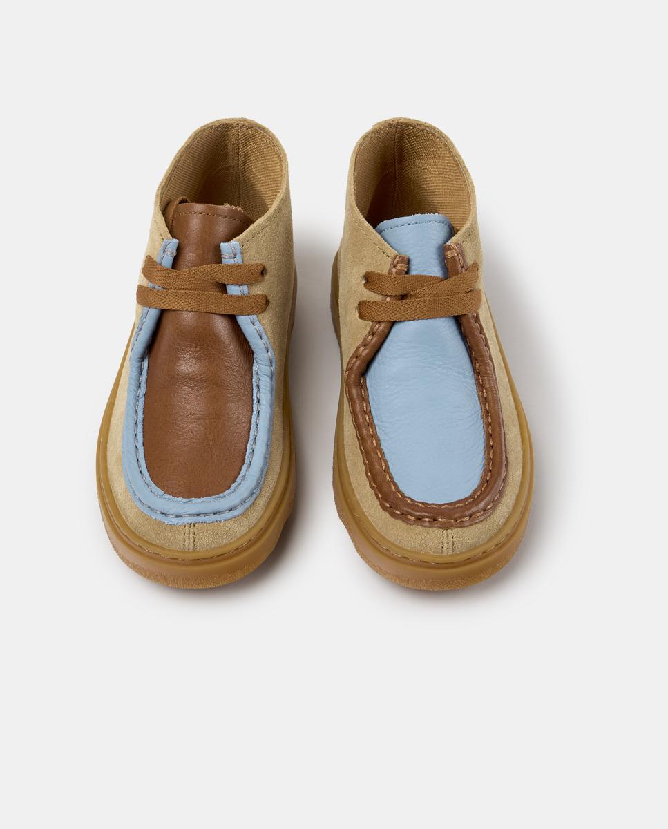 Botines de niña kiddo de piel - Camper - Marrón claro Marrón claro-3