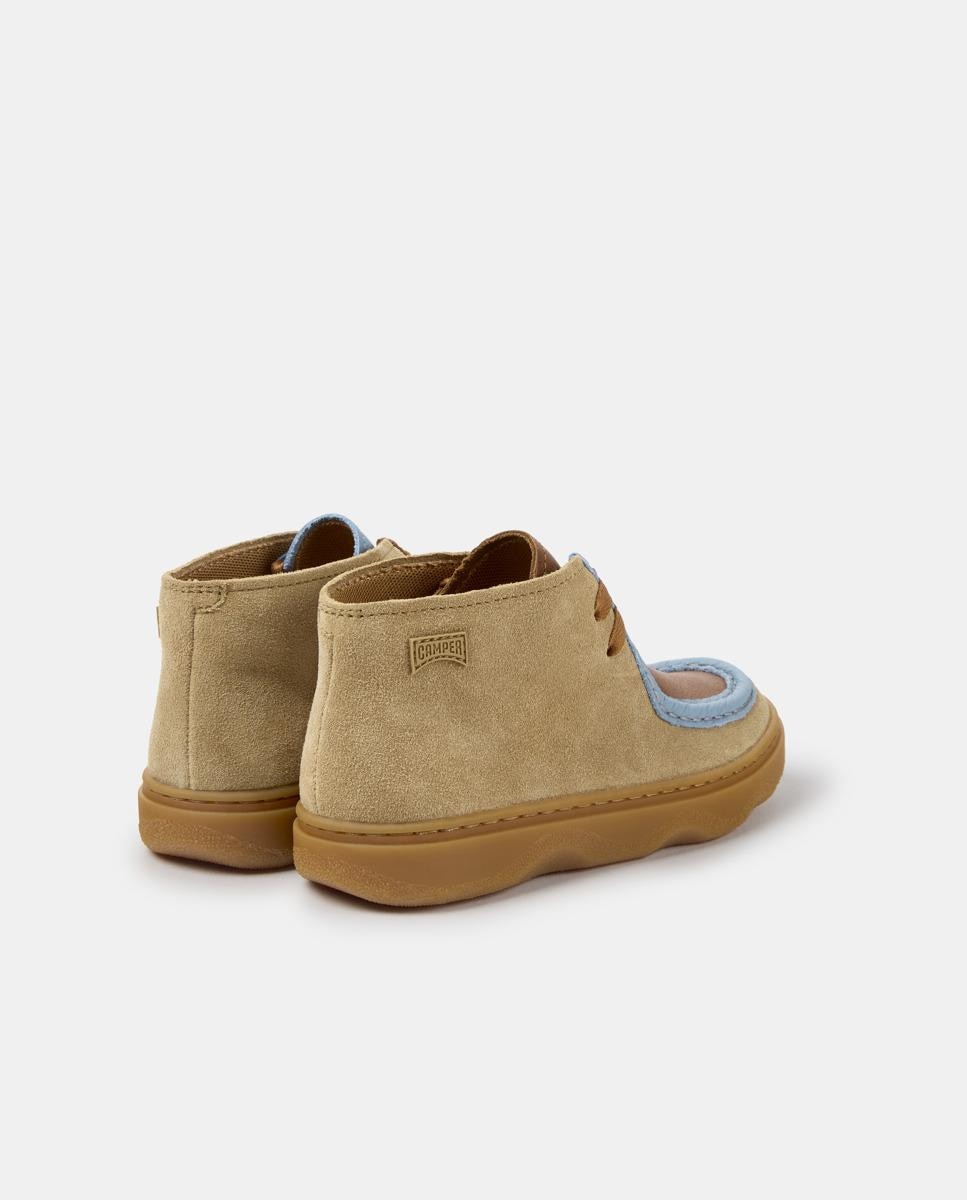 Botines de niña kiddo de piel - Camper - Marrón claro Marrón claro-4