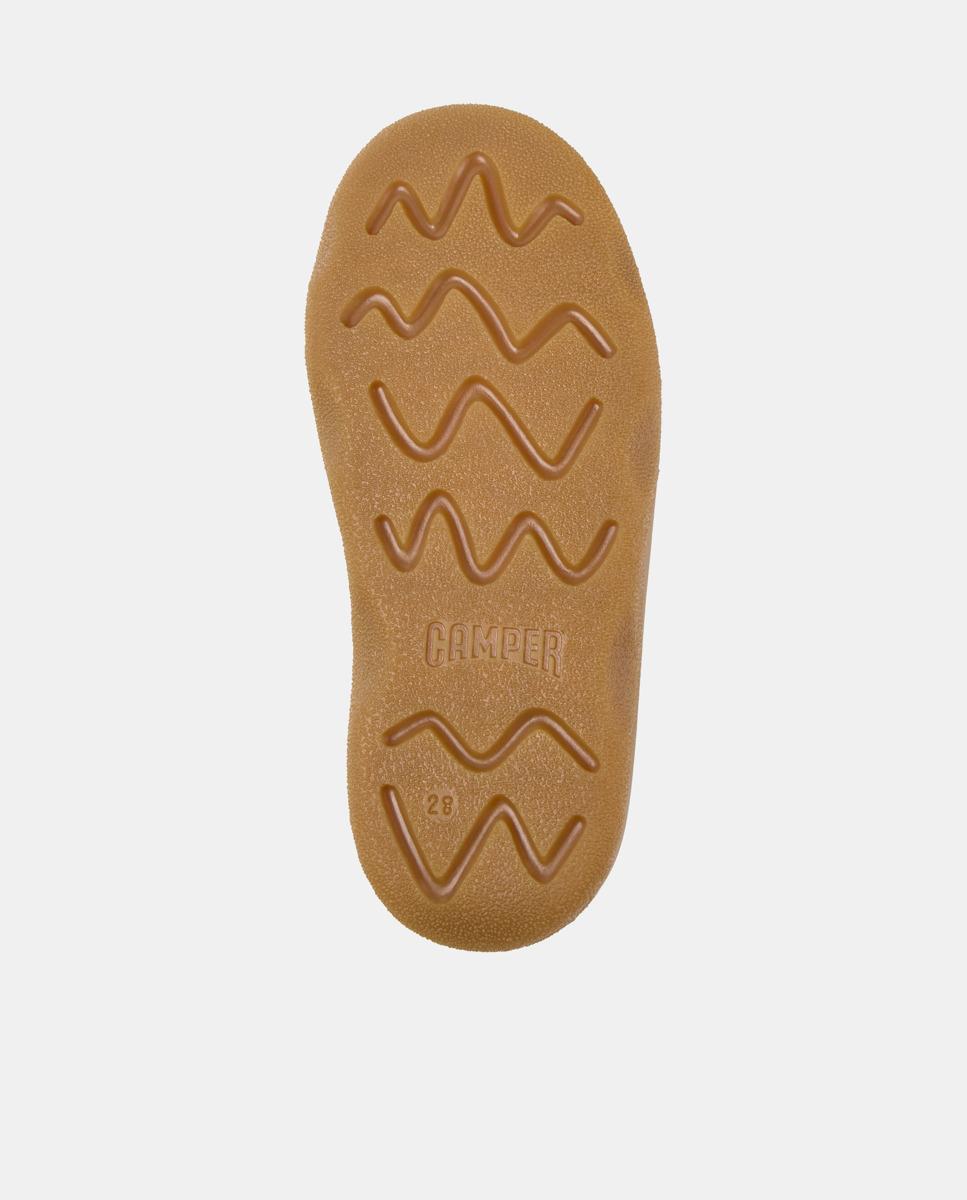 Botines de niña kiddo de piel - Camper - Marrón claro Marrón claro-5