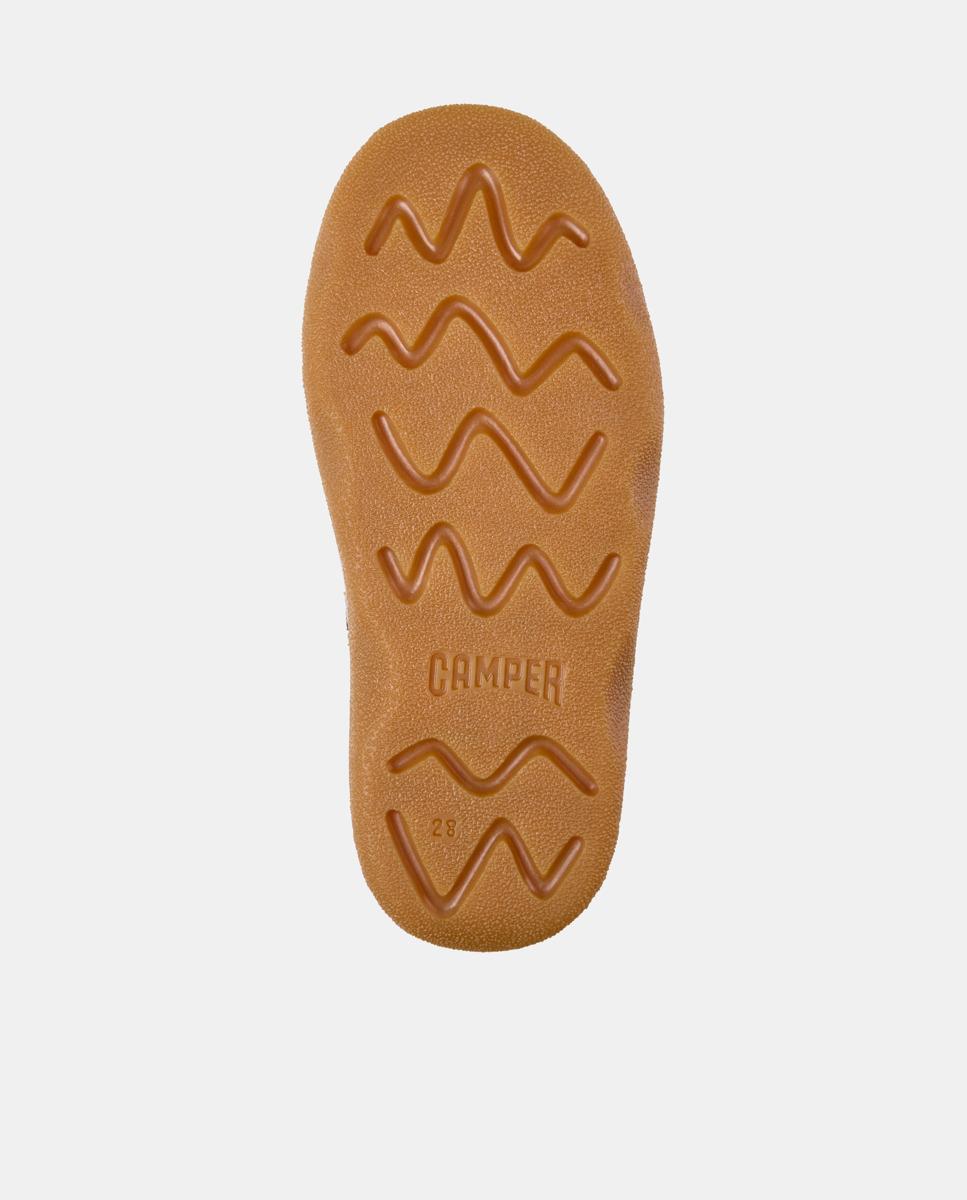 Botas de niña kiddo de piel - Camper - Marrón claro Marrón claro-5