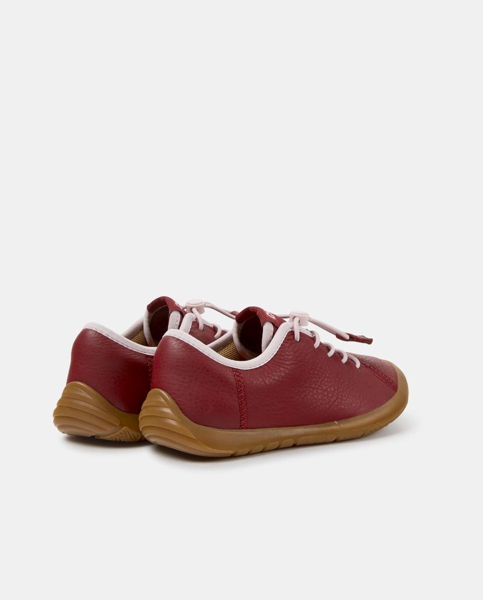 Imagen 4 de Zapatillas de piel de niños peu path - Camper - Burdeos Burdeos