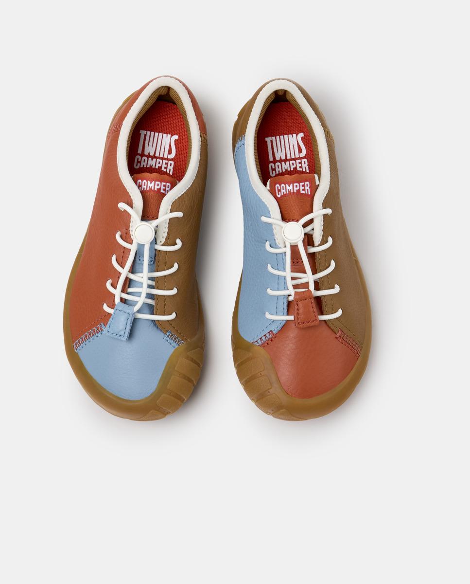 Imagen 3 de Zapatillas de piel de niños peu path - Camper - Rojo Rojo