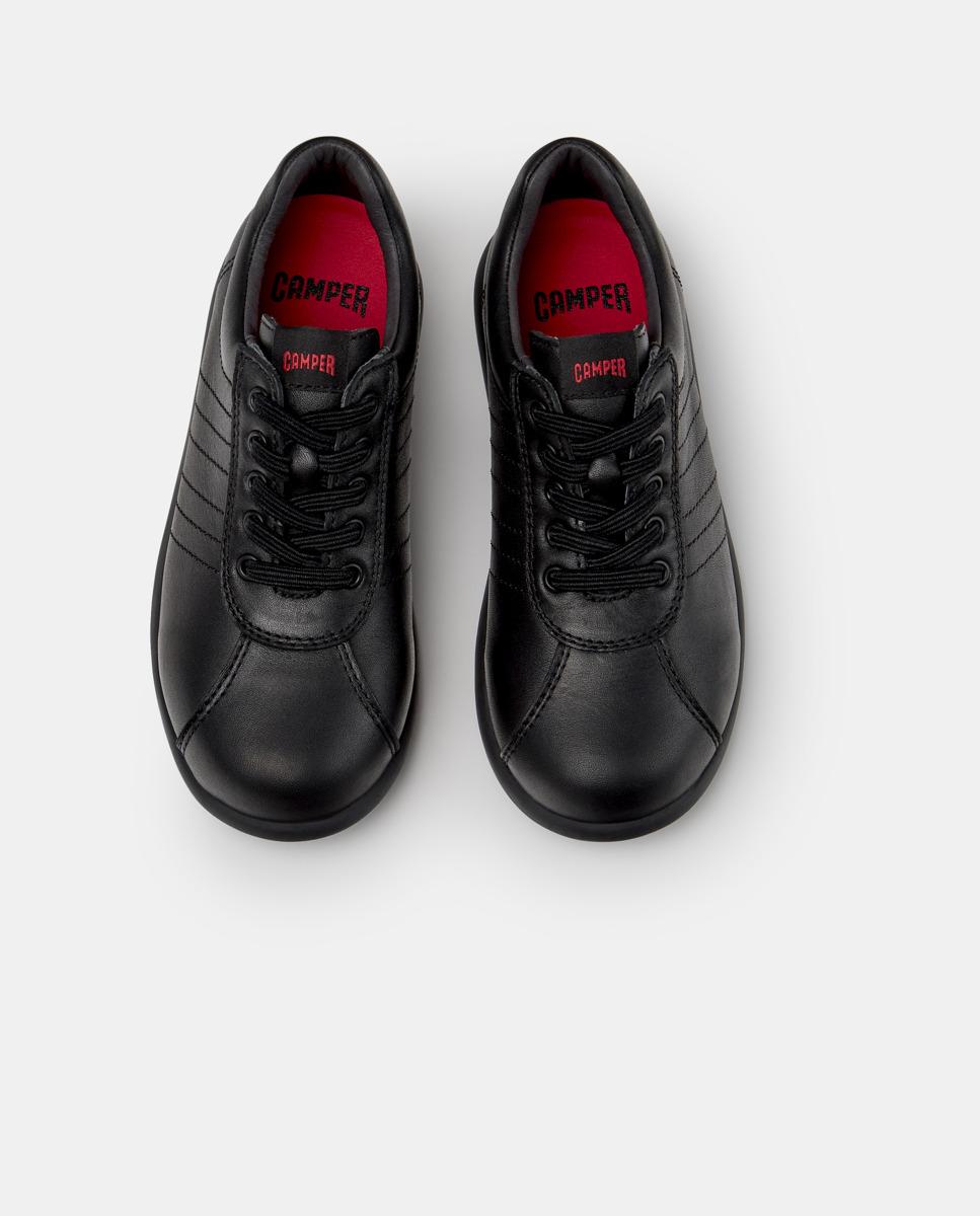 Imagen 3 de Zapatillas de piel de niños pelotas ariel - Camper - Negro Negro